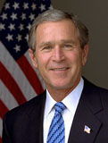 image of president george w bush