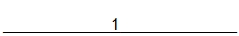 1 over blank